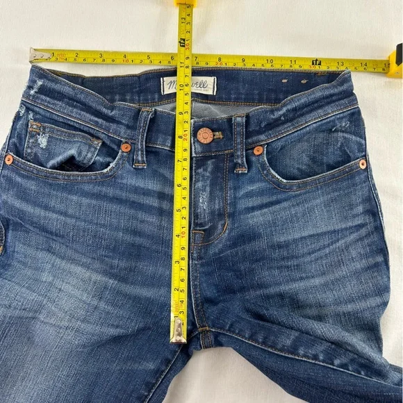 Madewell Skinny Skinny Jeans Medium Wash‎ Women’s 26 EUC - Picture 5 of 12